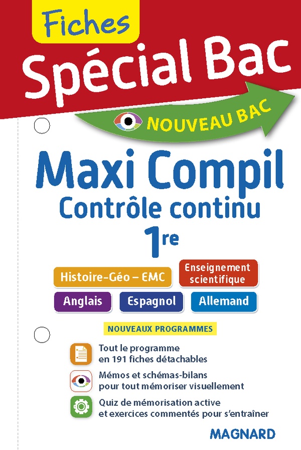 COLLECTIF - SPECIAL BAC - MAXI COMPIL DE FICHES - CONTROLE CONTINU 1RE COLLECTIF - SPECIAL BAC - MAXI COMPIL DE FICHES - CONTROLE CONTINU 1RE